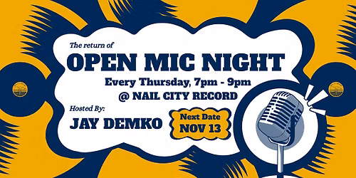 Open Mic Night at Nail City Record!