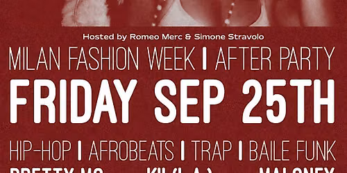 Uptown Nights MFW Party @ Rebublic Friday 25.09