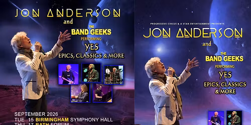 Jon Anderson & The Band Geeks London Tickets