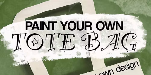 Paint your own TOTE BAG