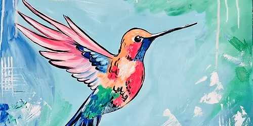 Gorgeous Hummingbird Paint Star Night at WINGS ABBOTSFORD