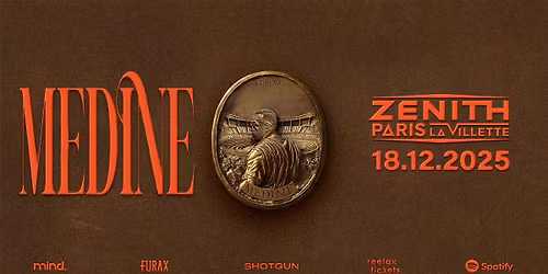 M\u00e9dine \u2022 STENTOR TOUR \u2022 Z\u00e9nith Paris - La Villette \u2022 18.12.2025