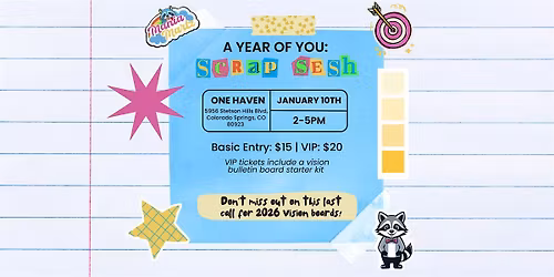 A Year of You: Vision Board Session | Scrapbooking & Junk Journaling