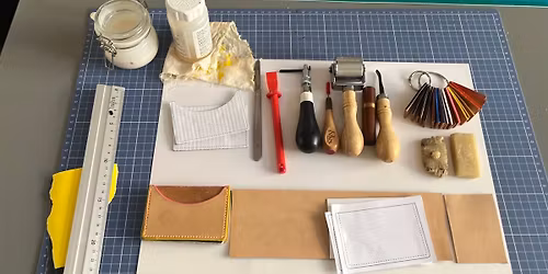 WORKSHOP: Lav din egen l\u00e6derpung \/ Make your own leather wallet