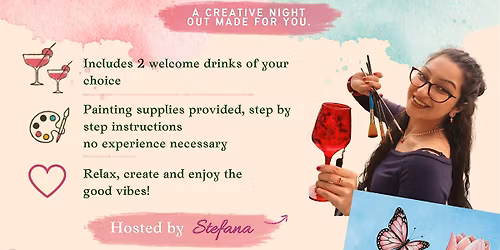 Cheers to paint - Sip \u2022 Paint \u2022 Connect @ Mulligans (Sip and paint party)