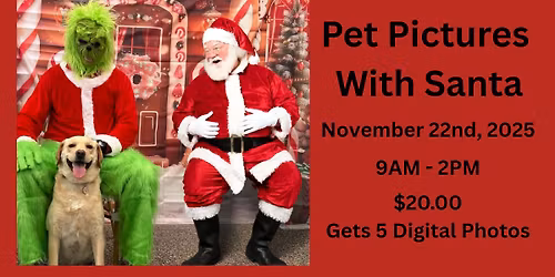 Pet Pictures with Santa