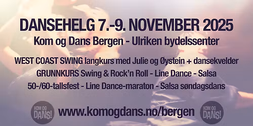 Dansehelg 7.-9. november 2025