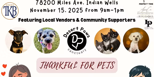 \u201cThankful for Pets\u201d Adoption Event