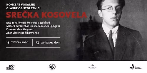 Koncert vokalne glasbe ob stoletnici Sre\u010dka Kosovela