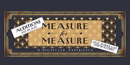 Auditions for Measure for Measure