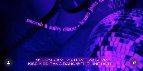 SMOOTH OPERATOR @ KISS KISS BANG BANG