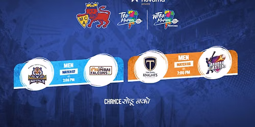 Nuvama Private T20 Mumbai League 2026: Maratha Royals vs Sobo Mumbai Falcons & Triumph Knights MNE vs Bandra Blasters