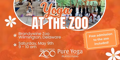 Yoga at the Brandywine Zoo with Pure Yoga Pilates Studio