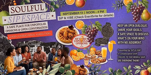 Safe Space Sunday's at Sip and Vibe Healthy Bar