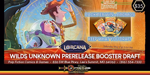 Lorcana Wilds Unknown Prerelease Draft