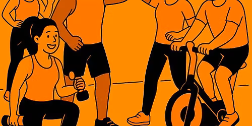 Sweating and smiling with E-C \ud83e\udd75