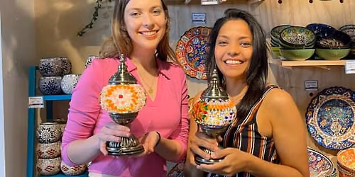 Mosaic Art Classes St. George: Turkish Lamp Workshop