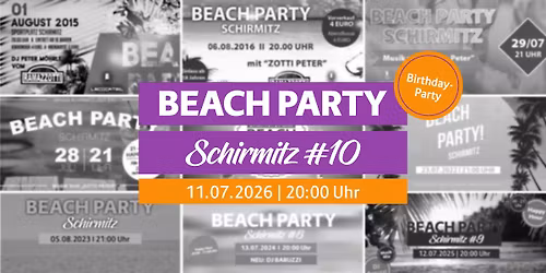 Beach Party Schirmitz #10