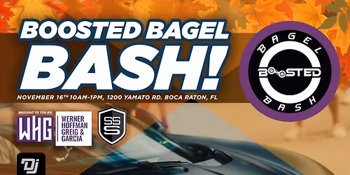 Boosted Bagel Bash