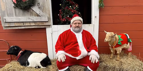 Visit with Santa and the Goats