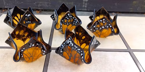 Fused Glass Monarch Bowl Workshop