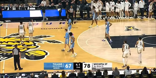 Wichita State Shockers at Tulane Green Wave Mens Basketball at Devlin Fieldhouse