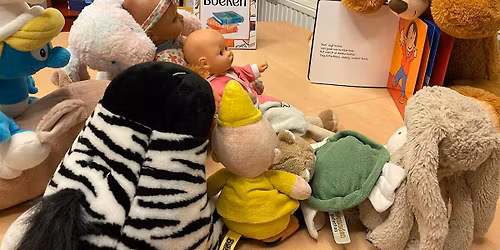 Knuffels logeren in de bib, 4+