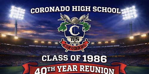 Coronado\u2019s Class of 1986\u2019s 40th Year Reunion