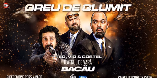 BAC\u0102U | Greu de glumit cu Teo, Vio \u0219i Costel - Stand Up Comedy Show