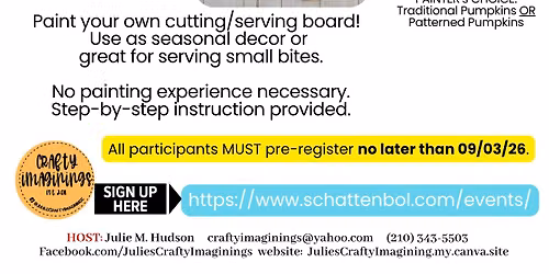 Creative Nights: Gather Together Painted Cutting Board