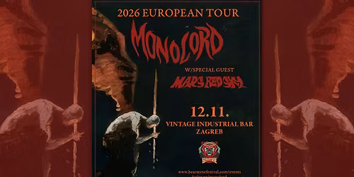 MONOLORD (SWE) + MARS RED SKY (FR) u Vintage Industrial Baru