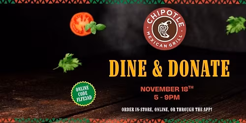 Chipotle Dine and Donate