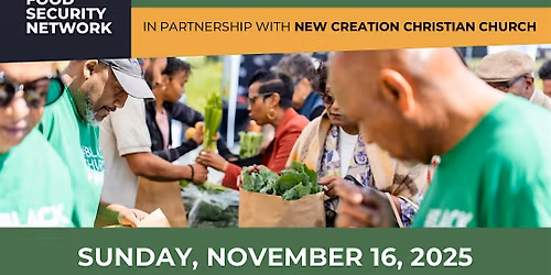 Black Church Food Security Network Soil to Sanctuary Farmer's Market