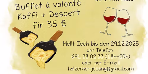 Gemittleche Raclettowend 2026