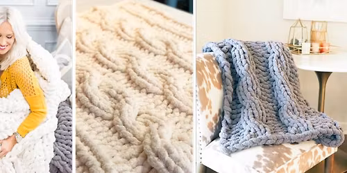 Chunky Knit Blanket Workshop