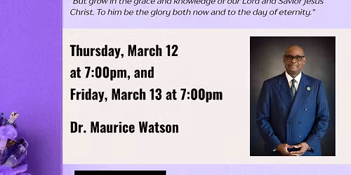 Diocesan Lenten Preaching Mission and Revival