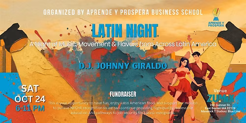 Latin Dance Fundraiser with DJ Johnny Giraldo