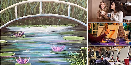 Paint & Sip Night - 'Monet's Waterlillies' - Horsham