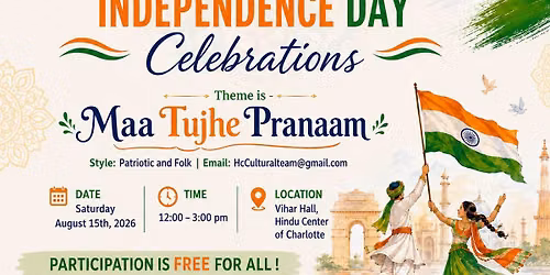 Independence Day Celebrations 2026 \ud83c\uddee\ud83c\uddf3