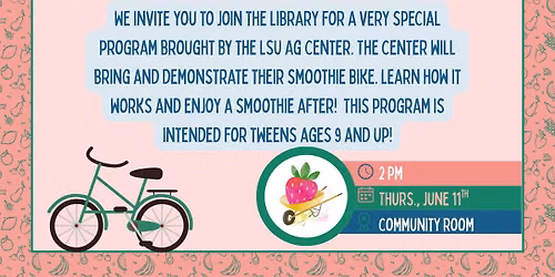 LPL hosts LSU AG Center Smoothie Bike 