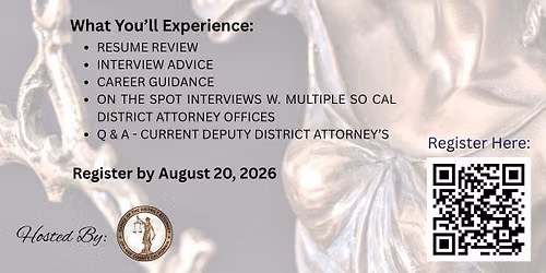 Southern California Prosecutorial Job Fair