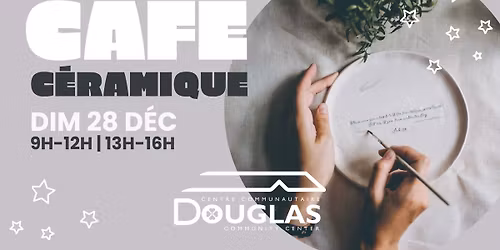 Caf\u00e9 c\u00e9ramique des f\u00eates \/ Holiday Ceramic Caf\u00e9