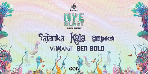 NYE BLAST IN GOA by 3rd Eye Events
