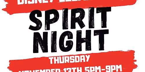 Disney Elementary Cicis Spirit Night