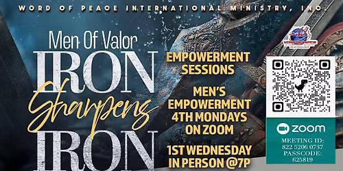 Men's Empowerment Mondays via Zoom