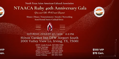 NTAACA Ruby 40th Anniversary Gala