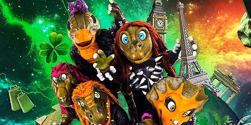 Hevisaurus Maailmankiertueella kevät -26 Räyh!