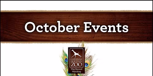 October Events at CMZoo