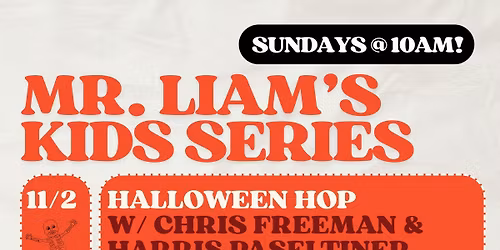 Mr. Liam's Kids Series: New Year's Party w\/ Tom Knight at The Iron Horse