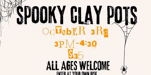 Spooky Clay Pots